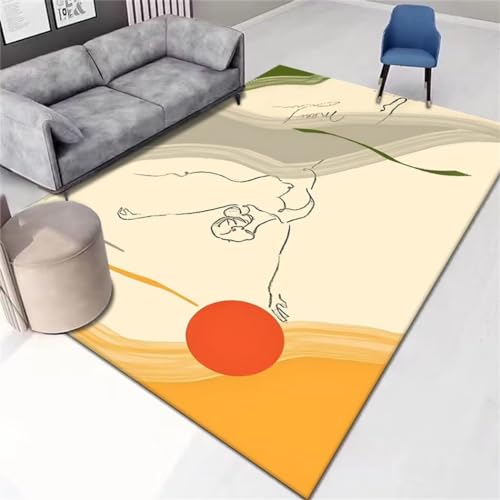 Tapis design salon antidérapant contre les risques de glissade - 2