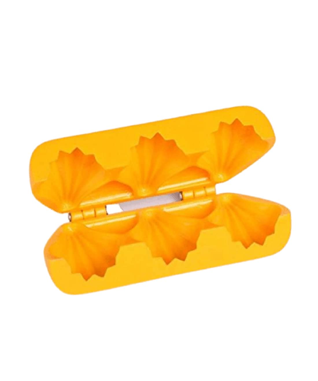 BRUSHFINCH Modak Mould, ABS Plastic, Round with Modak Inner Shape, Multicolor, Pack of 3 in 1, Medium, Ganesh Chaturthi Festival