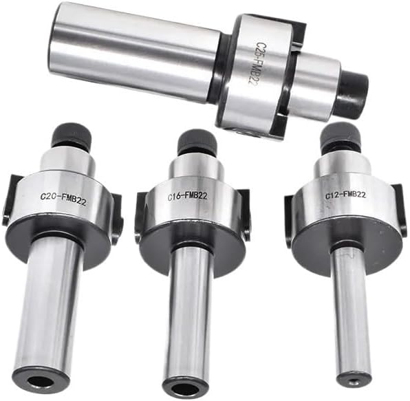 1pc Face Endmill Adapter C12 C16 C20 C25 C32 FMB16 FMB22 FMB27 FMB32 FMB40 Shell Mill Tool Holder Drawbar CNC Machine Tools(C25-FMB27)