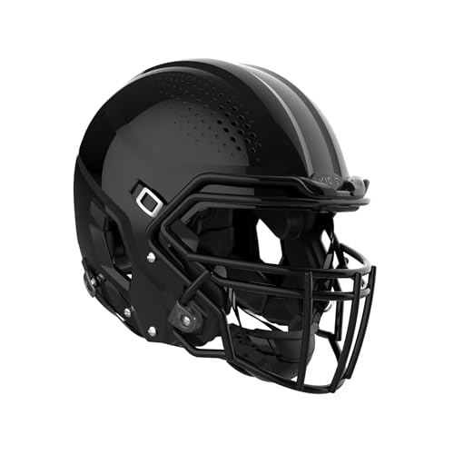 VICIS ZERO2 Varsity Football Helmet, Molded Gloss Black, Large, SC-223 Facemask