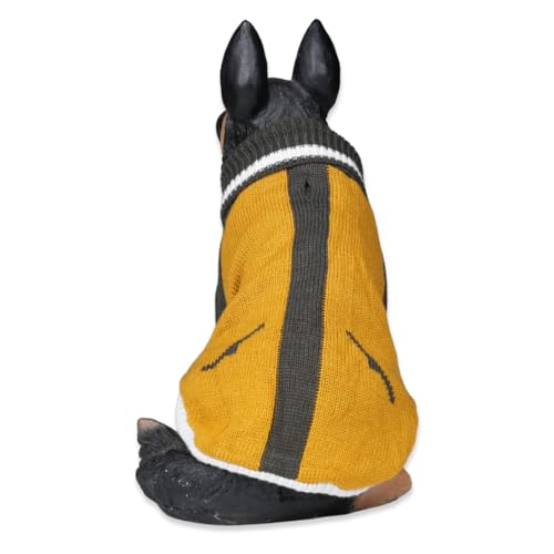Image of Lulala Pet Puppy Clothes to Keep Warm in Autumn and Winter, Knitted Sweater, Teddy Poodle Clothes, Small Dogs Jacket Suitable for Pets (Yellow, 8 Inch)
