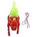 TOYANDONA Correa Eléctrica Dinosaurio de Juguete para Niños Modelo de Dinosaurio Caminando Brillante Realista Juguetes con Sonido Playset Juguete Cognitivo Favores de Fiesta (Rojo)