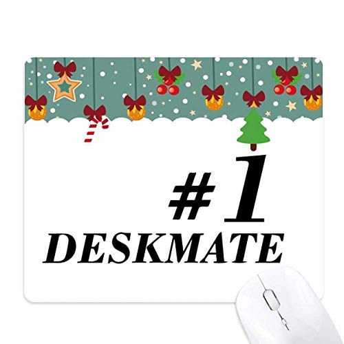Tapis de souris de bureau Number.1 Deskmate en caoutchouc parfait pour organiser son espace d'étude