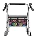 Uorisanigo Colorful Heart Under Seat Bag for Rollator Walker Replacement Walker Bag Under Seat Bag for Four Wheel Rollator Accessories Bag for Walker