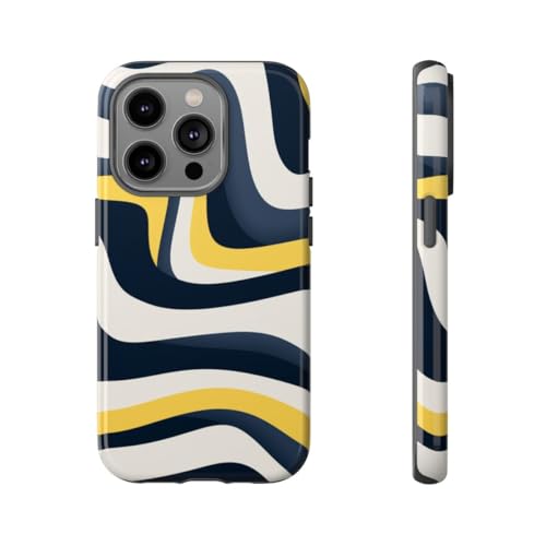 Coque brillante iPhone 14 Pro motif abstrait haut de gamme