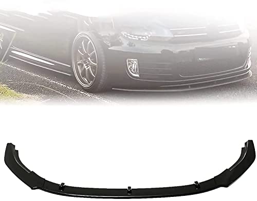BQXY Aileron De Lèvre De Séparateur De Pare-Chocs Avant De Voiture Becquet Avant, Kit Carrosserie De Protection Anti-Collision Diffuseur Lèvre De Becquet Universel pour Golf 6 GTI 2010-2013 Cover