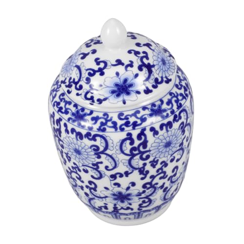 OFFSCH Convenient Tea Accessory Ceramic Canister Tea Jar Candy Storage Container Home Accessory Storage Jars Lid Household Ceramic Canister