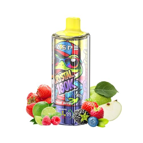 �y180000��z �d�q�^�o�R �g���̂� �x�C�v WASPE vape 180000��z�� 1�{��8�̖���ؑւ��\ �։��p�C�| ���� �{�� �����C�^�o�R �V�[�V�� �����^�� �l�C 650mAh Type-C�[�d�\ �j�R�`�� �^�[������ (180000