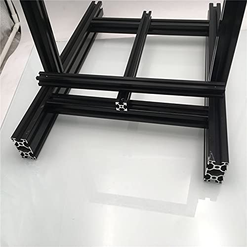 Lysee 3D Printer Parts & Accessories - Funssor 1set Voron Switchwire Frame Kit Prusa MK52 3D Printer DIY Frame Extrusion Parts - (Color: Black)
