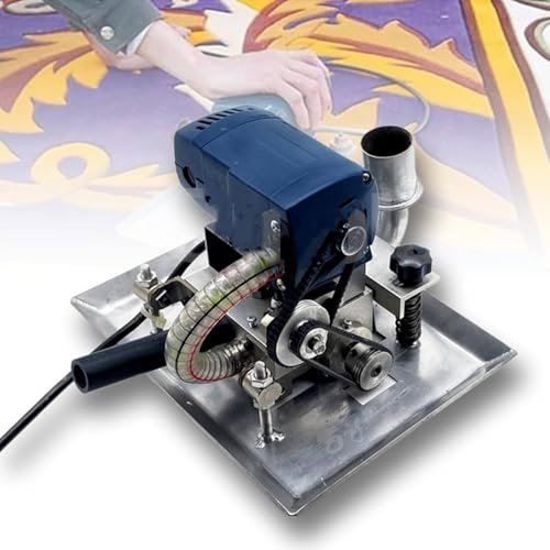 FJYAWEN Cizalla Plana 500w 15000rpm para Alfombras para con Cuchilla De 3in Profundidad Ajustable