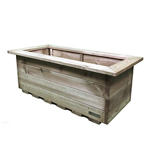 Simply Wood Signature Tanilised Trough Wooden Garden Planter – Extra Large – Sale!!