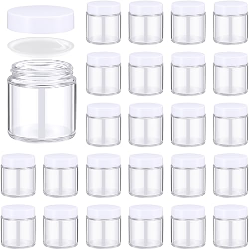 Norme 24 Pcs 4 oz Glass Jars with Lids Leakproof