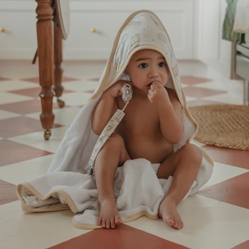 Image of Copper Pearl Premium Knit Hooded Bath Towel Hunny