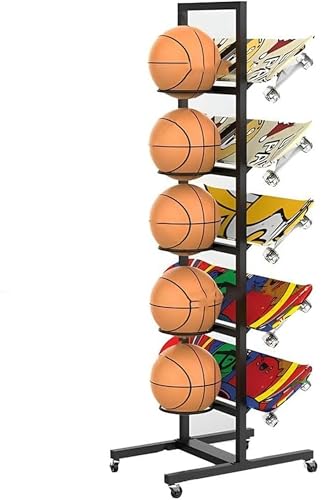 Meuble de rangement snowboard et étagère de fitness en métal pour stopper le désordre - 6