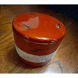 コンパクト収納 漆器 3段 丸型重箱 正月 おせち ちらし寿司 赤黒