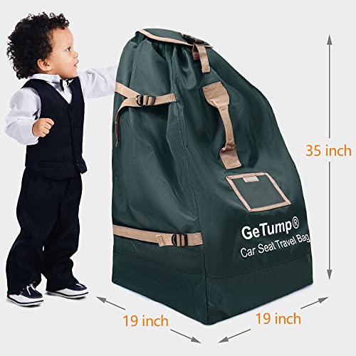 Getump Car Seat Travel Bag, Large Car Seat Travel Cover Bag With Heavy Duty Fabric For Water Dirt Tear Resistant, Gate Check Bag For Airplane Fits Infant Booster Convertible Carseat For Airport Cover #TOP5