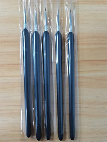 Artcut Pinceaux de Peinture modèle, 5 pinceaux Fins, pinceaux Fins, pinceaux Miniatures pour modèle, Figurine, pinceaux de détail Fin, pinceaux de détail pour Acrylique, huiles, aquarelles Cover