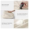 Infant Support Cushion - Baby Support Cushion for Newborn, 0-24 Months, Breathable Cotton Fabric Infant Support Cushion, Portable Newborn Essentials for Home and Travel, White (Cover Included) #3