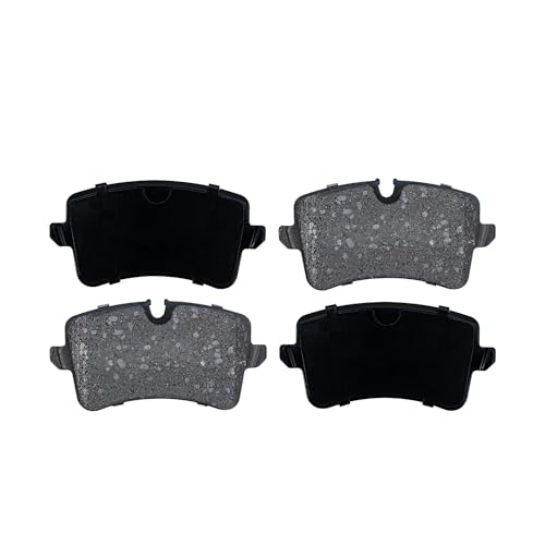 Image of Detroit Axle - 6pc Rear Brake Kit for Audi A6 A7 A8 Quattro S7, Drilled and Slotted Disc Brake Rotors Ceramic Brakes Pads 2017 Replacement : 12.99 inch inch Rear Rotors