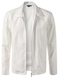 Dru Gru DIY Costume Guide: Dress Like Gru's Charming Twin 3 White Lightweight Zip Jacket