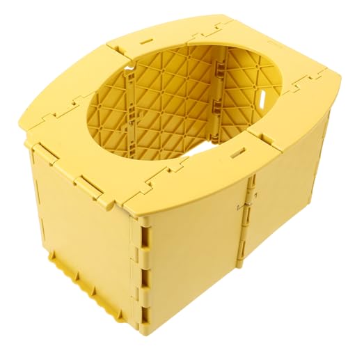 VANZACK Portable Folding Toilet for Easy to Use Space Saving Travel Potty for Durable Material for Camping and Foldable Storage