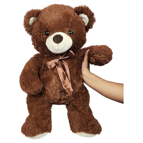 Urso De Pelúcia C/ Laço 51cm em Poliester Fizzy