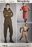 Simplicity 8722 Teen and Adult Coverall Costume Sewing Pattern, Sizes XS-XL
