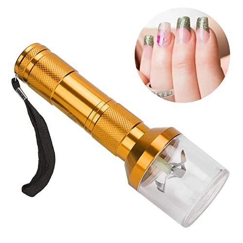 Nail Powder Mixer Blender, Electric Spice Crusher Aluminum Electric Tobacco Herb Grinder Powder Grinding Machine Tool, Small Usb Recharge Grinders(Gold) #TOP1