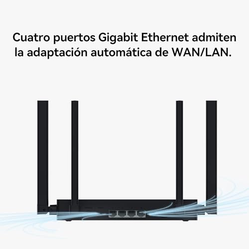 Miniatura 4 de Huawei Wifi Ax3s, Router Inalámbrico Gigabit De Banda Dual Wi-Fi 6 Ax3000, 4 Puertos Ge Autoadaptables Wan Lan, Amplificador Wi-Fi, Homesec Security, Exclusivo De Amazon, 42 Meses De Garantía