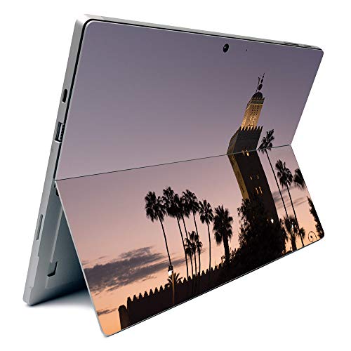 Image of MightySkins Carbon Fiber Skin for Microsoft Surface Pro 7 - Marrakech | Textured Carbon Fiber Finish | Easy to Apply, Remove, and Change Styles | Made in The USA