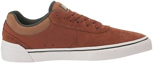 Etnies Men's Joslin Vulc Low Top Skate Shoe, Brown/Green, 10.5 | Image 5
