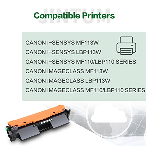 Image of 047 Compatible Toner Cartridge Replacement for Canon 047 Toner Cartridge for ImageCLASS LBP113W MF113W MF110 /LBP110 Series, i-SENSYS LBP113W MF113W MF110 /LBP110 Series Printer (Black, 2Pack)