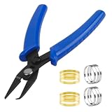 Jump Ring Opener-Finger-Tools with Split Rings Pliers, Jump Rings Pliers & Jumps Ring Tool for Jewelry Plier Tool, Stainless Steel Jewelries Tools for Jewelry Making Circle