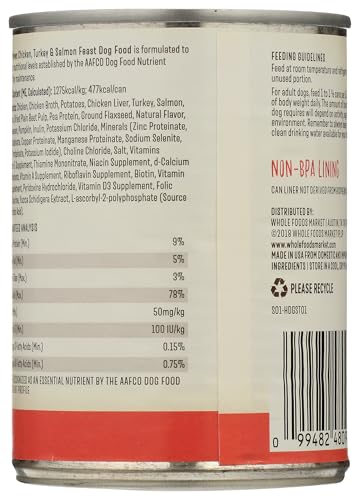 Image of Whole Paws, Whole Paws, Chicken, Turkey and Salmon Dog Food, 13.2 Ounce