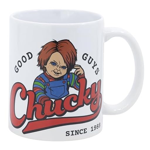 Taza de cerámica de sublimación de 325 ml en caja de Chucky | Ya disponible en tu tienda friki favorita! En mundofriki.es! Taza de cerámica de sublimación de 325 ml en caja de Chucky | Ya disponible en tu tienda friki favorita! En mundofriki.es!