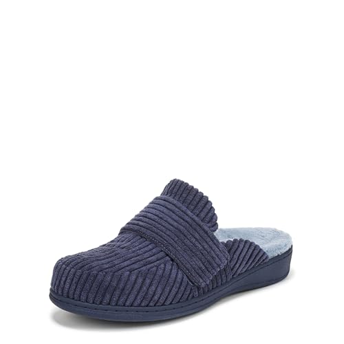 Image of Vionic Women's Gemma Mule Slipper - Comfortable Spa House Slippers that Include Three-Zone Comfort with Orthotic Insole Arch Support, Soft House Shoes for Ladies