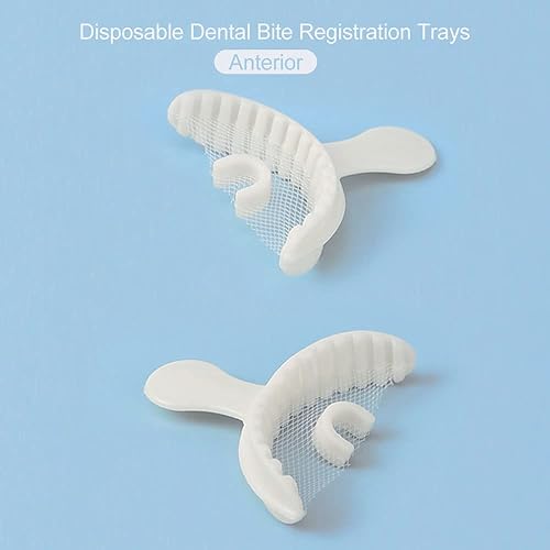 Miniatura 7 de LITEMATIRA Bandejas desechables de registro de mordeduras dentales, bandejas de impresión bucal para moldes de dientes, bandejas de malla 3 en 1, 10