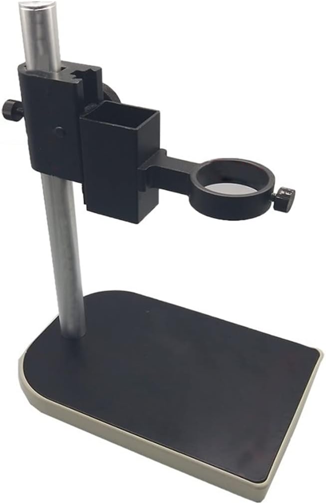Microscope 40mm Microscope Camera Holder Adjsutable Stereo Digital Industry Lab Soldering Microscope Lens Table Stand Dual Ring Holder