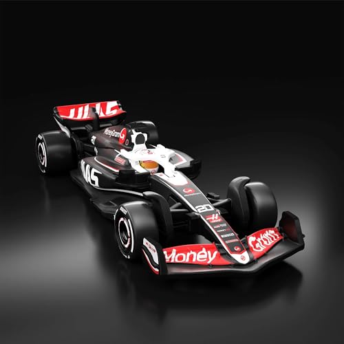 Image of Hot Wheels Race Team MONEYGRAM HAAS F1 1:64 Scale Premium Die-Cast Formula 1 Collectible Toy Race Car with Real Riders Tires & Metal /Metal Body & Chassis (Styles May Vary)
