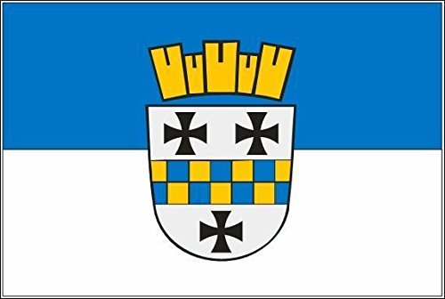 Bandiera Di Andernach In Poliestere Resistente - 90x150 Cm Con Doppio Orlo E Occhielli Metallici - Ideale Per Esterno - 2