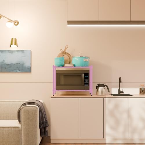 Image of 2-Shelves Heavy Duty Steel Storage Rack | Multipurpose Shelving Unit for Kitchen, Home & Utility