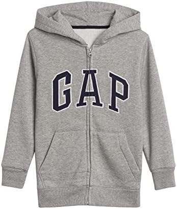 GAP boys Logo Hoodie Hooded Full Zip Sweatshirt