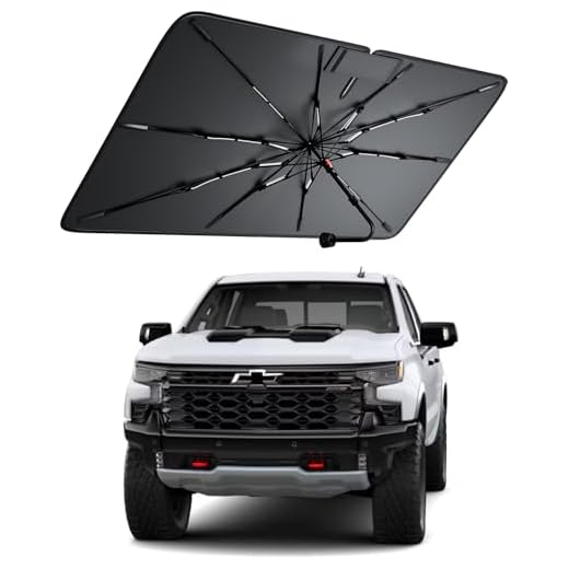 Custom Fit Windshield Sun Shade for Silverado