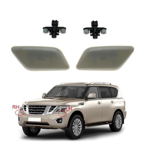 Couvercle gicleur lave-phare cassé Nissan Patrol cache buse eau - 5