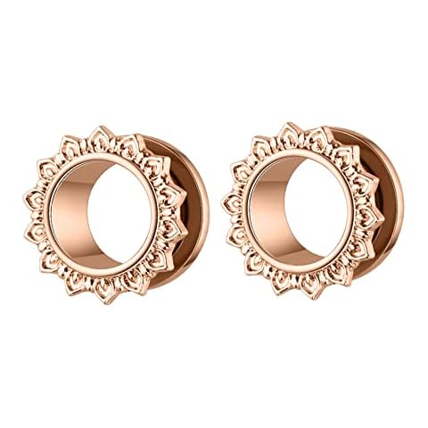 Beydodo 2 Kit Dilataciones Orejas Dilataciones Oreja Tunel 12mm Cover