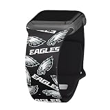 Game Time Philadelphia Eagles HD Uhrenarmband, kompatibel mit Apple Watch (38/40/41 mm, kurz, zufällig)