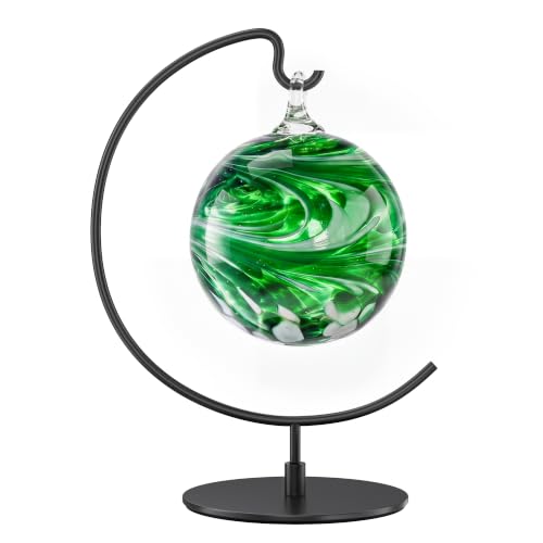 Ornament Display Stand Stand Only 1 Pack Iron Hanging Ornament Holder Stand with Hook Tabletop Ornament Hanger for Glass Ball Christmas Ornaments Air Plant Terrarium Wedding Home Decor Black
