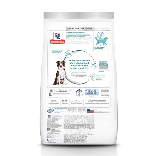 Hill's Science Diet Adult Healthy Mobility Large Breed Dry Dog Food, Chicken Meal, Brown Rice & Barley Recipe, 30 lb Bag - Image 3