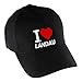 Produktbild Multifanshop® Baseballcap - I Love Landau - schwarz - Cap Kappe Mütze Baseballkappe Schirmmütze Basecap
