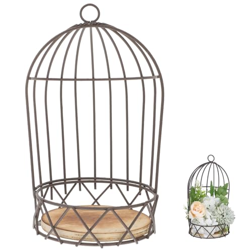 Abaodam Farmhouse Birdcage Candle Holder Bird Cage Decor Lanterns Decorative